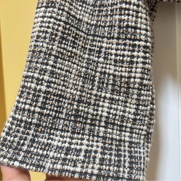 Cleo Petites Cropped Tweed Blazer - Textured Knit Jacket - Size Large Petite - Picture 3 of 5